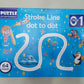 A4 Kids Educational Learning Tracing Book | 64 Pages Dot-to-Dot Activity Workbook with 2 Markers (Big Size)